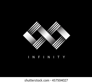 infinity sign logo template