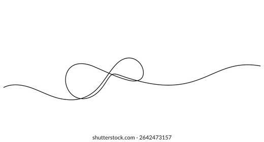infinity sign symbol line art continuous drawing hand drawn minimalism decorative