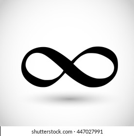 Infinity sign vector 