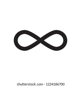 Infinity sign vector icon