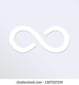 Infinity sign vector icon