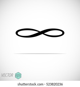 infinity sign vector icon
