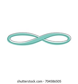 infinity sign vector icon