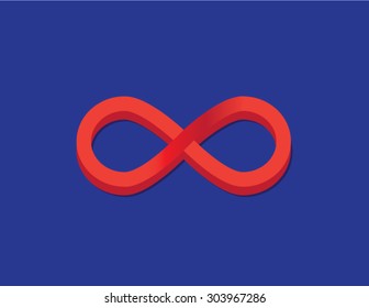 infinity sign vector icon illustration