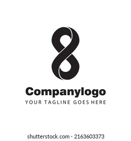 infinity sign vector icon logo