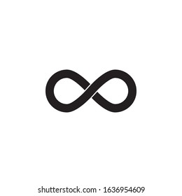 Infinity Sign Vector Icon Simple
