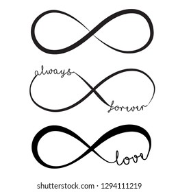 infinity sign, vector illustration