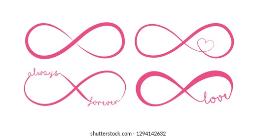 infinity sign, vector illustration