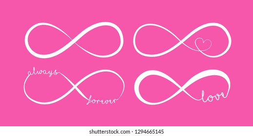 infinity sign, vector illustration