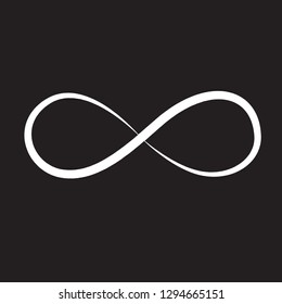 infinity sign, vector illustration