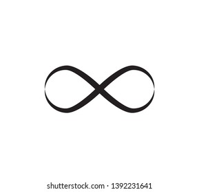 Infinity sign vector logo template
