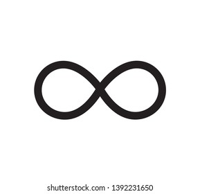 Infinity sign vector logo template