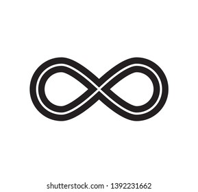 Infinity sign vector logo template