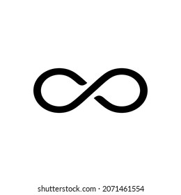 Infinity Sign Vector Mathematical Symbol Representing Stock Vector ...