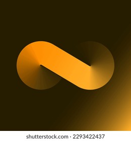Infinity sign vector template. Eternity logo