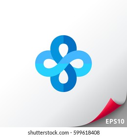 Infinity Signs as Mathematics Concept Icon