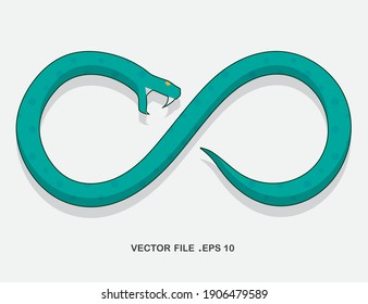 the infinity snake. logo symbol.eps file