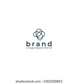 Infinity Stock Unique Logo Design. Totally unique and editable vector file free download.