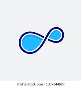 Infinity Swimming Pool Vector