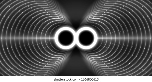 Infinity symbol background. Vector illustration