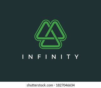 Infinity symbol with color gradient. Vector illustration