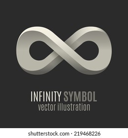 Infinity symbol. Conceptual icon. Logo template. Vector illustration