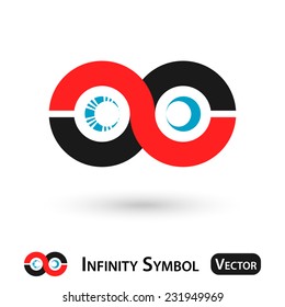 Infinity symbol design