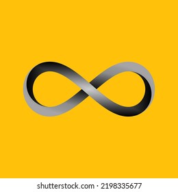 Símbolo infinito. elemento Ilustrasi vektor para el logotipo