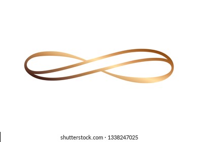 Infinity symbol. Endless, life concept. Design element for card, logo, tattoo. Vector illustration. Limitless sign icon.