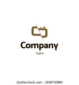 Infinity symbol is a good continuity for a company. A ribbon on top indicates special gift or thing. The gold color and line splitting in the middle are indicate limited/special product