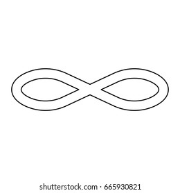 Infinity symbol  icon .