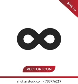Infinity symbol icon