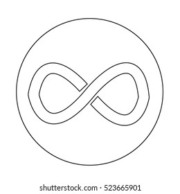 infinity symbol icon illustration design