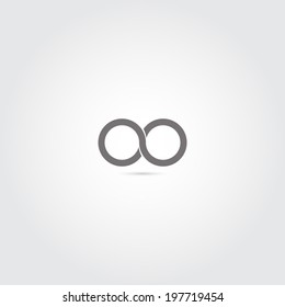 Infinity Symbol Icon - Vector