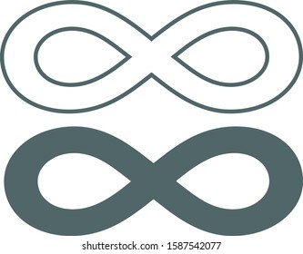 Infinity symbol. Infinity icon. Vector illustration