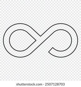 Infinity  symbol icon. vector illustration.