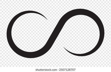 Infinity  symbol icon. vector illustration.
