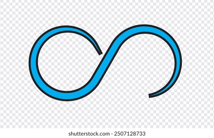 Infinity  symbol icon. vector illustration.