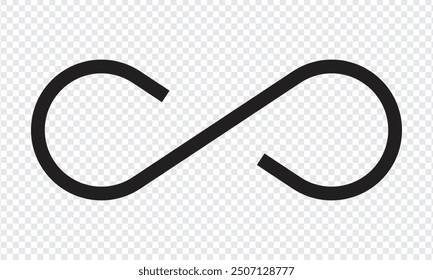 Infinity  symbol icon. vector illustration.
