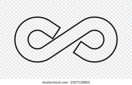 Infinity  symbol icon. vector illustration.