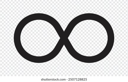 Infinity  symbol icon. vector illustration.