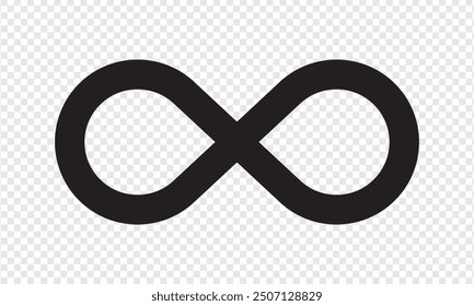 Infinity  symbol icon. vector illustration.
