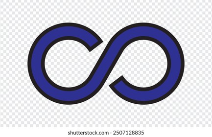 Infinity  symbol icon. vector illustration.