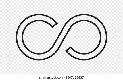 Infinity  symbol icon. vector illustration.
