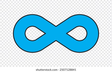 Infinity  symbol icon. vector illustration.