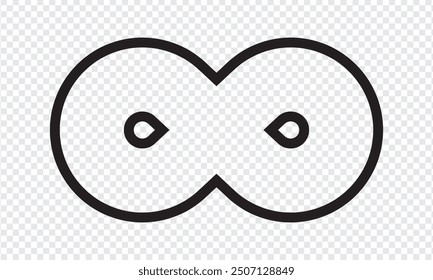Infinity  symbol icon. vector illustration.