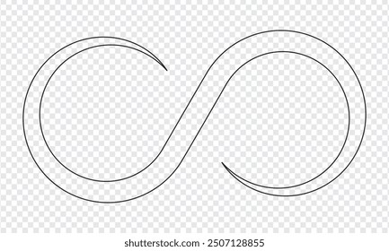 Infinity  symbol icon. vector illustration.