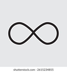 Infinity Symbol Icon Vector Illustration