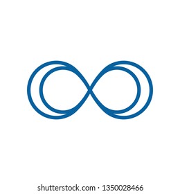 Infinity Symbol Icons logo Template for technology business health company with modern high end look