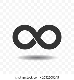 Infinity symbol icons. Unlimited, limitless symbol, sign design concept.